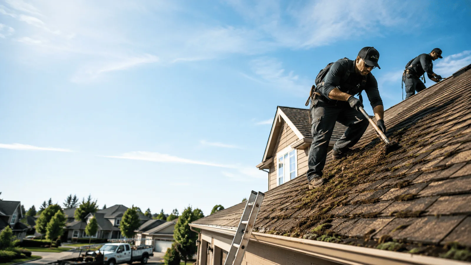 Roof Moss Removal in Banquete, TX near me